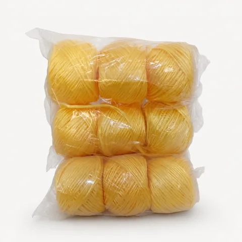 بكرة دوبارة أصفر صغيرة
